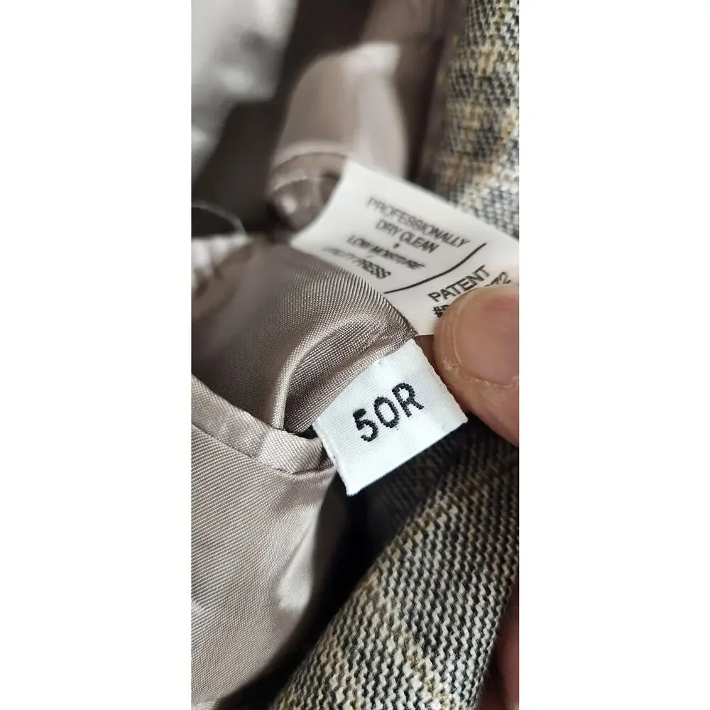 Hart Schaffner Marx Coat Loro Piana 100% Worsted Cashmere 50R See‎ Pics READ!